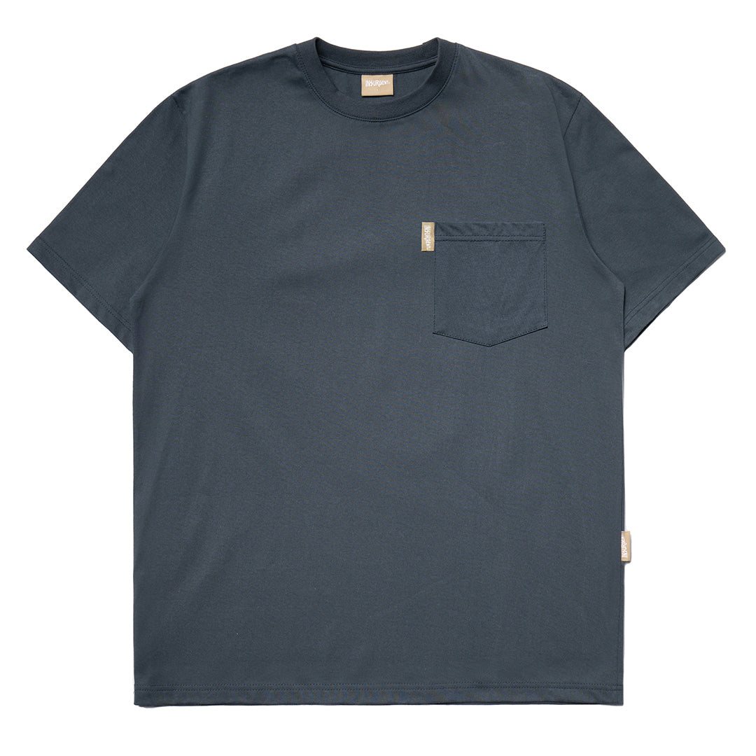 Black Pocket Oversize Fit Air-Flex Tshirt