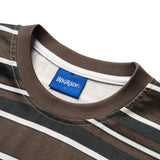 インサージェントクラブ - Tシャツ カオス ストライプ アステカ ブラウン