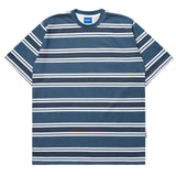 インサージェントクラブ - Tシャツ カオス ストライプ ミラージュブルー