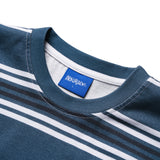 インサージェントクラブ - Tシャツ カオス ストライプ ミラージュブルー