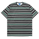 インサージェントクラブ - Tシャツ カオスストライプ カドミウムグリーン
