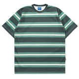 インサージェントクラブ - Tシャツ カオス ストライプ パイングローブ グリーン