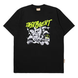 インサージェントクラブ - Tシャツ カオス アーバンジャングル エアフレックス ブラック グラフィック