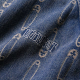 BLUE CLIPSE JACQUARD WORK JACKET
