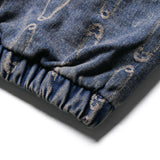 BLUE CLIPSE JACQUARD WORK JACKET