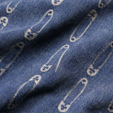 BLUE CLIPSE JACQUARD WORK JACKET